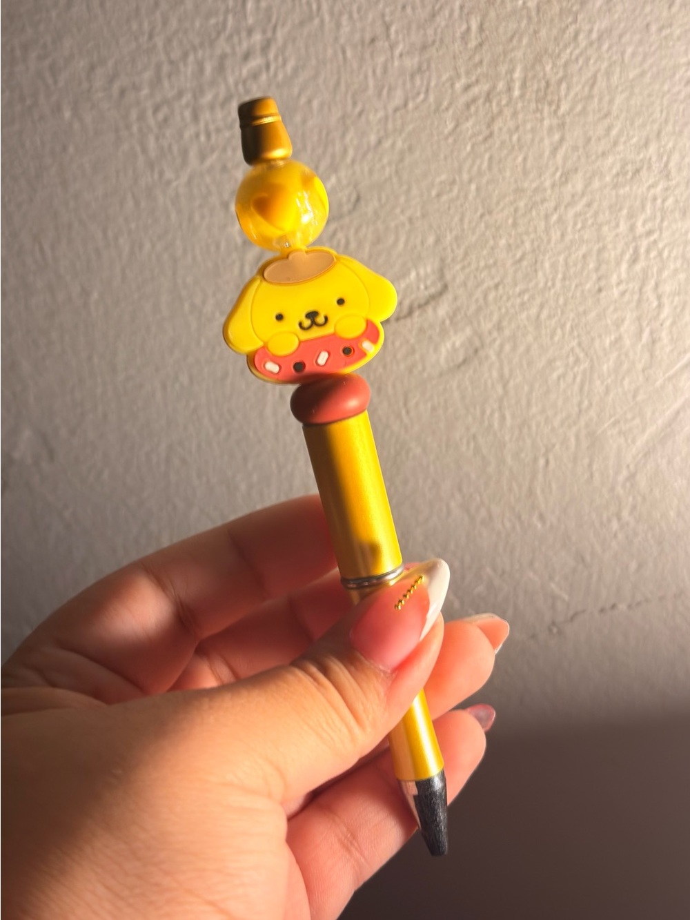 Hello Kitty Yellow Character Pencil Topper Pen